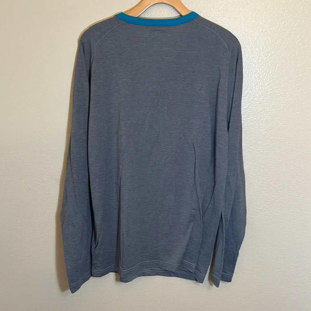 The North Face Gray Button Long Sleeve Shirt